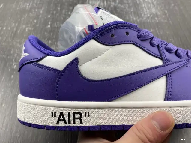 Rep TBK TRAVIS CUSTOM DM7890-386 X JORDAN AIR X OFF-WHITE 1 SCOTT 0616